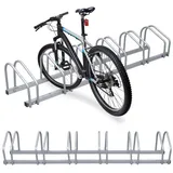 Clanmacy Fahrradständer Fahrradständer mit 6 Fahrräder 160cm Bodenständer Aufstellständer (1-St)