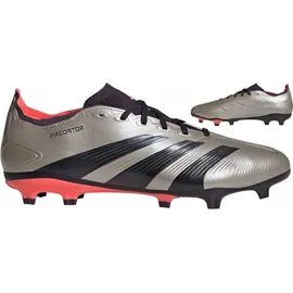 adidas Predator League FG Platinum Metallic / Aurora Black / Turbo 39 1/3
