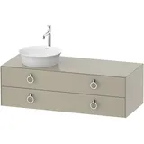 Duravit Waschtischunterschrank 2 Auszüge 130 x 40,8 x 40,8 cm Taupe Seidenmatt