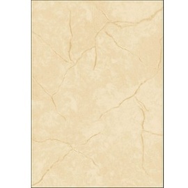 Sigel Motivpapier Granit beige DIN A4 90 g/qm 100 Blatt