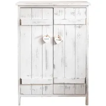 Mobili Rebecca Kommode 70 x 51 x 30 cm Weiß