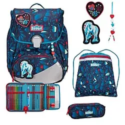 Scout Alpha LED White Unicorn Schulranzensetset