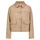 Cartoon Casual-Jacke mit Eingrifftaschen in Braun - 36