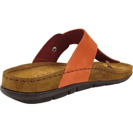 ROHDE Damen Zehentrenner Pantolette Leder Rodigo-D 5860, Größe:39 EU, Farbe:Rot