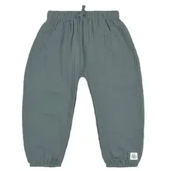 LÄSSIG Musselin Hose petrol green, 50/56