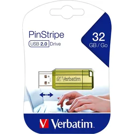 Verbatim Store 'n' Go PinStripe 32 GB grün