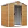 vidaXL Gartenhaus 1,91 x 1,30 m Hellbraun