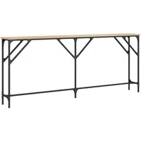 VidaXL Konsolentisch Sonoma-Eiche 180x23x75 cm Holzwerkstoff