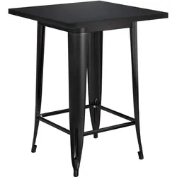 Tolix Tisch | Schwarz | B:T:H 60 x 60 x 106 cm | Industrie Tisch, Retrotisch, Industrial Tisch