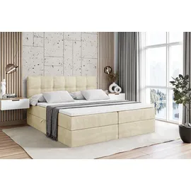 altdecor Boxspringbett 180 x 207 cm H4 Beige