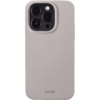 HOLDIT Silicone Case, Backcover, Apple, iPhone 15 Pro, Taupe