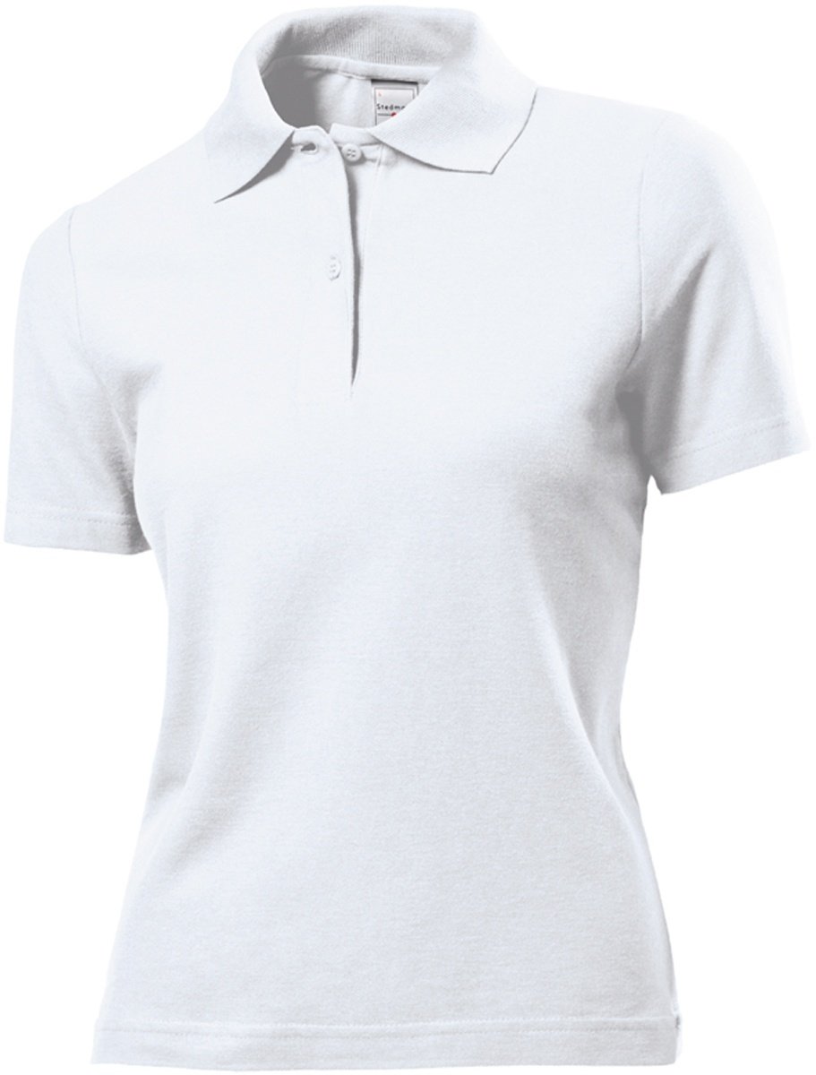 Stedman Polo Women Weiches Damen-Polo, white, XL