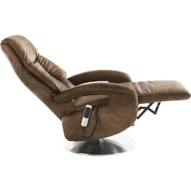 sit&more TV-Sessel SIT & MORE "Enjoy", braun (cognac), B:74cm H:113cm T:77cm, Luxus-Kunstleder;NaturLEDER (echtes Rindsleder);Luxus-Microfaser (100% Polyester);Liegefläche ausgezogen: 168 cm, Sessel, Fernsehsessel, in Größe L, wahlweise mit Motor und Aufstehhilfe