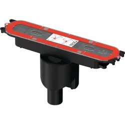 TECE drainprofile Ablauf 673003 DN 50, Ablauf senkrecht