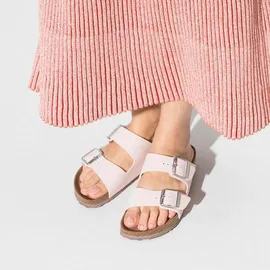 Birkenstock Arizona Vegan Birko-Flor Nubuk schmal light rose 38