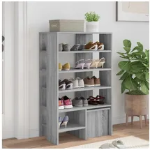 vidaXL Schuhschrank mit Regal 2 pcs 80 x 30 x 90 Grau