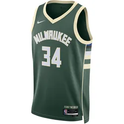 Nike Giannis Antetokounmpo Milwaukee Bucks Spielertrikot Herren in fir, Größe XL - grün