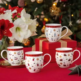Villeroy & Boch Toy's Delight Jubiläums-Becher 0,39 l Bunt 4 St.