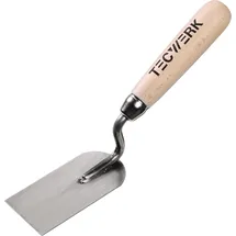 tecwerk Stukkateurspachtel B.80mm rostfr.m.H-Heft VA