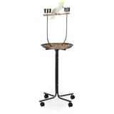 Relaxdays Vogelspielplatz schwarz 60,0 x 60,0 x 130,0 cm