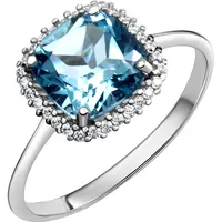 Fascination by Ellen K. Ring 375/- Gold Blautopas beh. blau 2,30ct. Ringe Damen