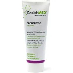 Zeolith MED Zahncreme, Zahnpasta ohne Fluorid, mit Xylit und Minze Zahncreme 75 ml