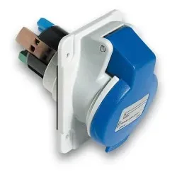 Schneider Electric PKY16F424 CEE Anbausteckdosen Schneidklemmen, 16A, 3p+E, 200-250 V AC