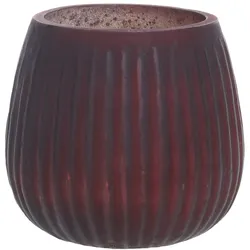 Chic Antique Windlicht Antique Cherry, H7,5/Ø 7,5 cm, antique cherry