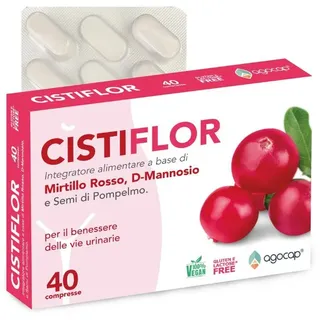 agocap - Cistiflor Integratore alimentare con D Mannosio e Mirtillo Ro