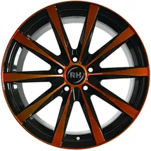 RH ALURAD RH GT color polished - orange 10x19 ET45 5x112 72,6,