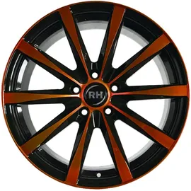 RH ALURAD RH GT color polished - orange 10x19 ET45 5x112 72,6,