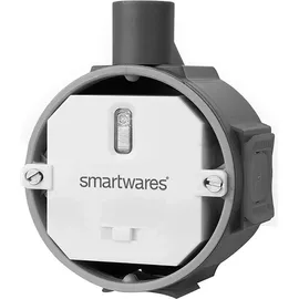 smartwares Funk Schalter Set = Funk-Einbauschalter + Funk-Wandschalter Fernbedienung - Braun