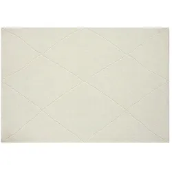 Webteppich  Sign , creme , Synthetische Fasern , Maße (cm): B: 80