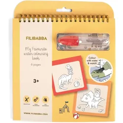 FILIBABBA My Favourite Water Colouring Book Dinos Ausmalbild 3y+ 1 St.
