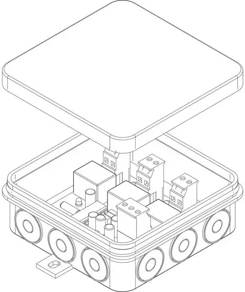 HAUTAU Folge-/Tandemsteuerung FTA 3.1/N inkl. Standard-Gehäuse, Kunststoff grau