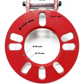 XPOtool PKW Bördelrolle Fender Roller STANDARD Bördelgerät für Kotflügel 180° schwenkbar
