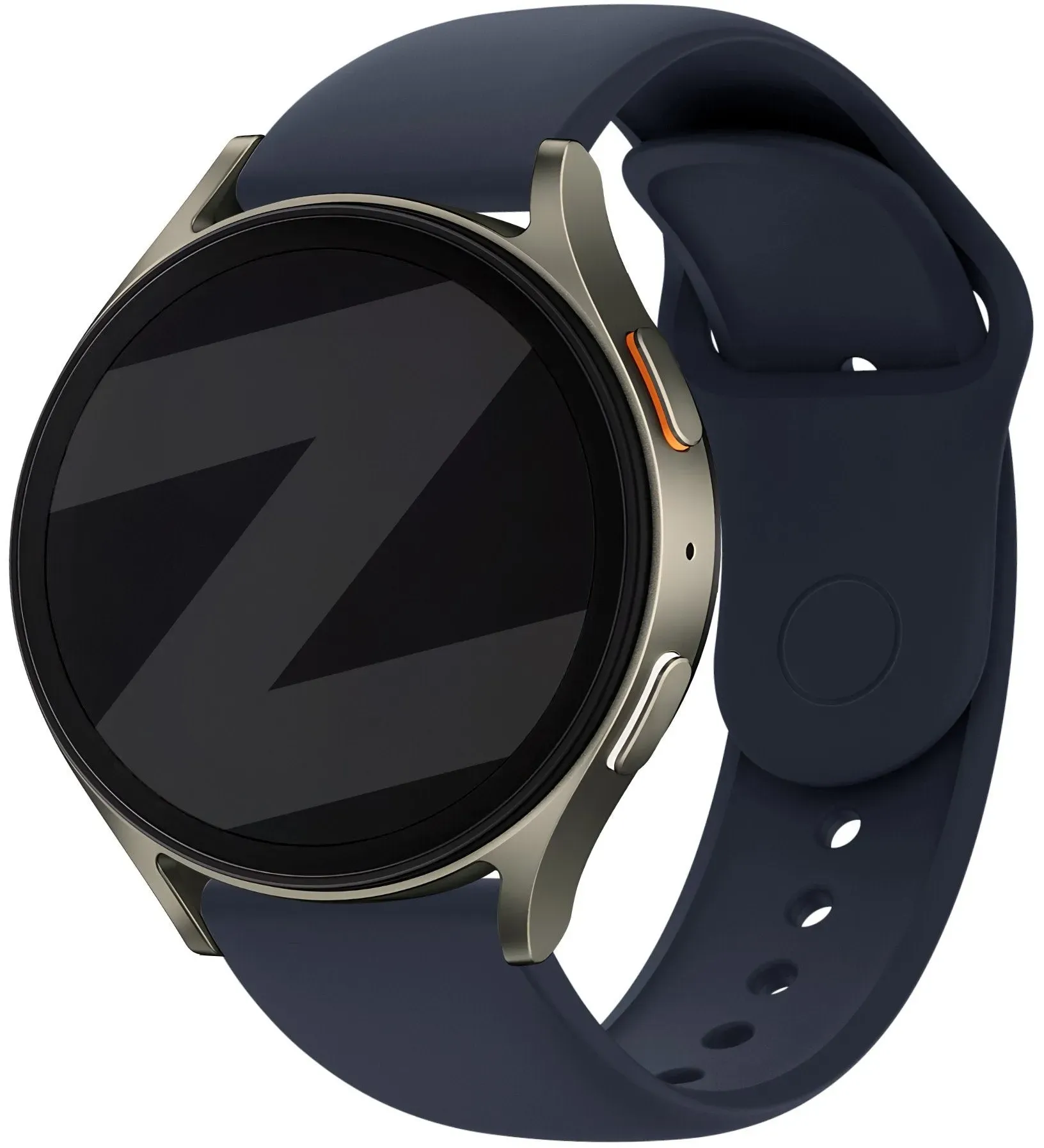 Bandz Noise Noisefit Origin Armband Silikon 'Easy Fit' für Noise Noisefit Origin - Dunkelblau - Druckknopf Verschluss