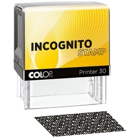 Colop Printer 30 »Incognito« Datenschutzstempel, 47x18mm, gelb