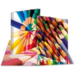 HERMA Aktenmappe mit 3 Klappen - für A4 - Stifte