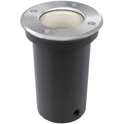 vidaXL Bodenstrahler Bodenlampe Bodeneinbauleuchten rund 3er Set