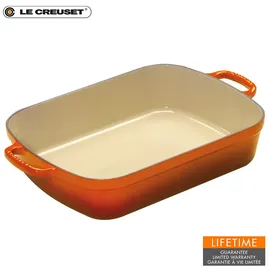 Le Creuset Bratreine 37 x 29 cm Ofenrot