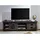 Massivmoebel24 RAILWAY TV-Lowboard 180x55x50 cm Grau Holz