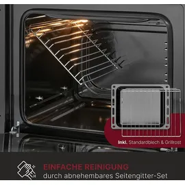 Bomann EHBC 7935 IX Herdset mit Glaskeramikkochfeld