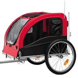 Nobby Senlima Fahrradhundeanhänger rot