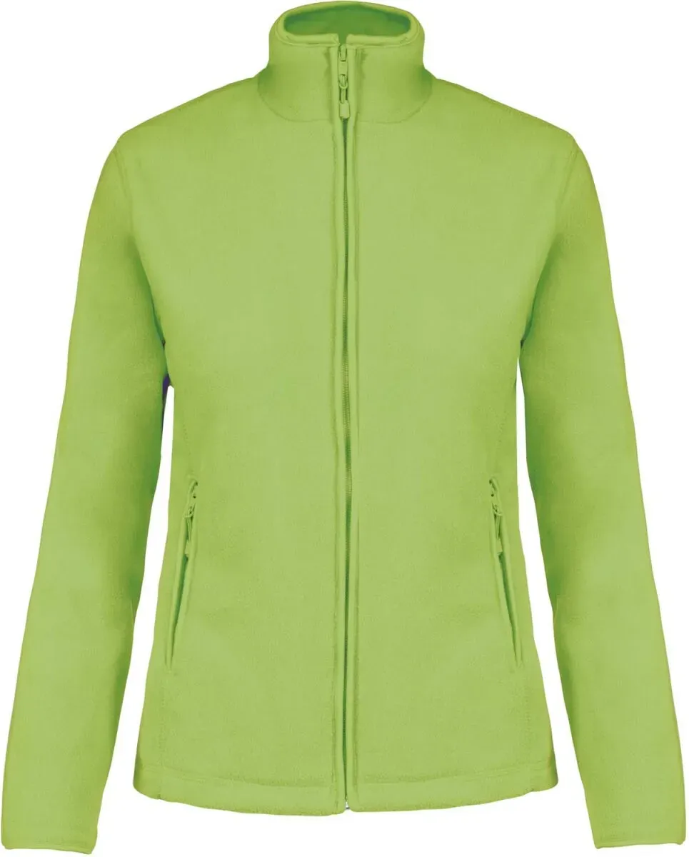 Kariban Damen Microfleece Jacke 'Maureen' Fleece-Jacke K907 lime L