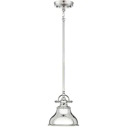 Emery 1-flammige Mini-Pendelleuchte - Imperialsilber