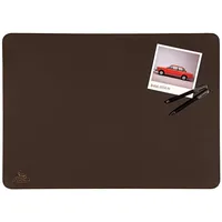 Centaur Schreibtischunterlage aus echtem Leder Schreibunterlage mit Kantenschutz, (1 tlg) braun