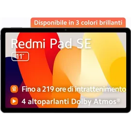 Xiaomi Redmi Pad SE 11.0'' 8 GB RAM 256 GB Wi-Fi graphite gray