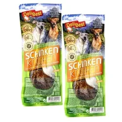 DeliBest Parma grande Bundle Schinkenknochen vom Jungschwein 2x280g