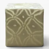Würfelkerze White Kite - Swazi Candles